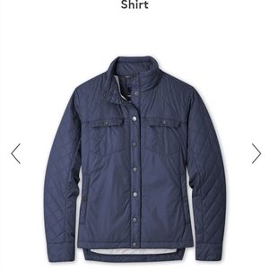 Stio womans snap insulated shirt/ jacket xs